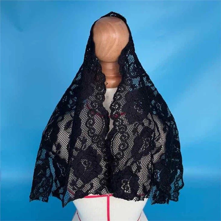 Black Stretch Lace Trim